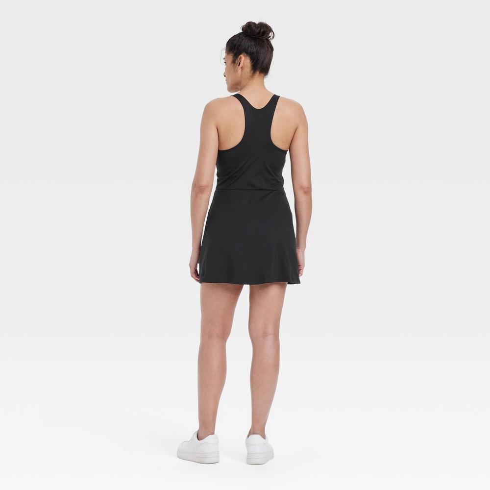 Women's Knit Halter Active Woven Dress - All In Motion™ Product Image