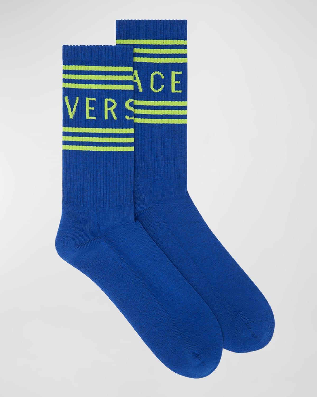 Men's Athletic Logo Crew Socks Product Image