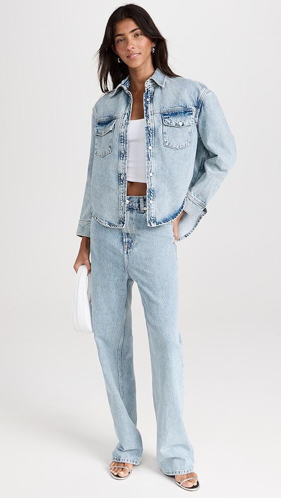 WARDROBE.NYC Denim Low Rise Jean | Shopbop Product Image