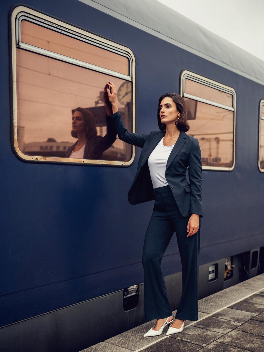 Women's Velocity Tailored Blazer - Dark Charcoal Heather (MPS) Product Image