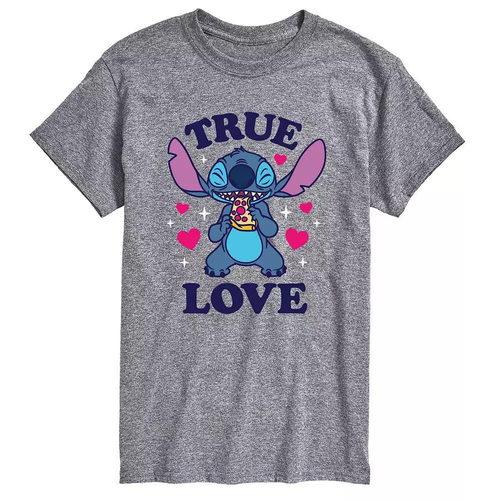 Disney's Lilo & Stitch Big & Tall True Love Pizza Graphic Tee, Men's,  Product Image