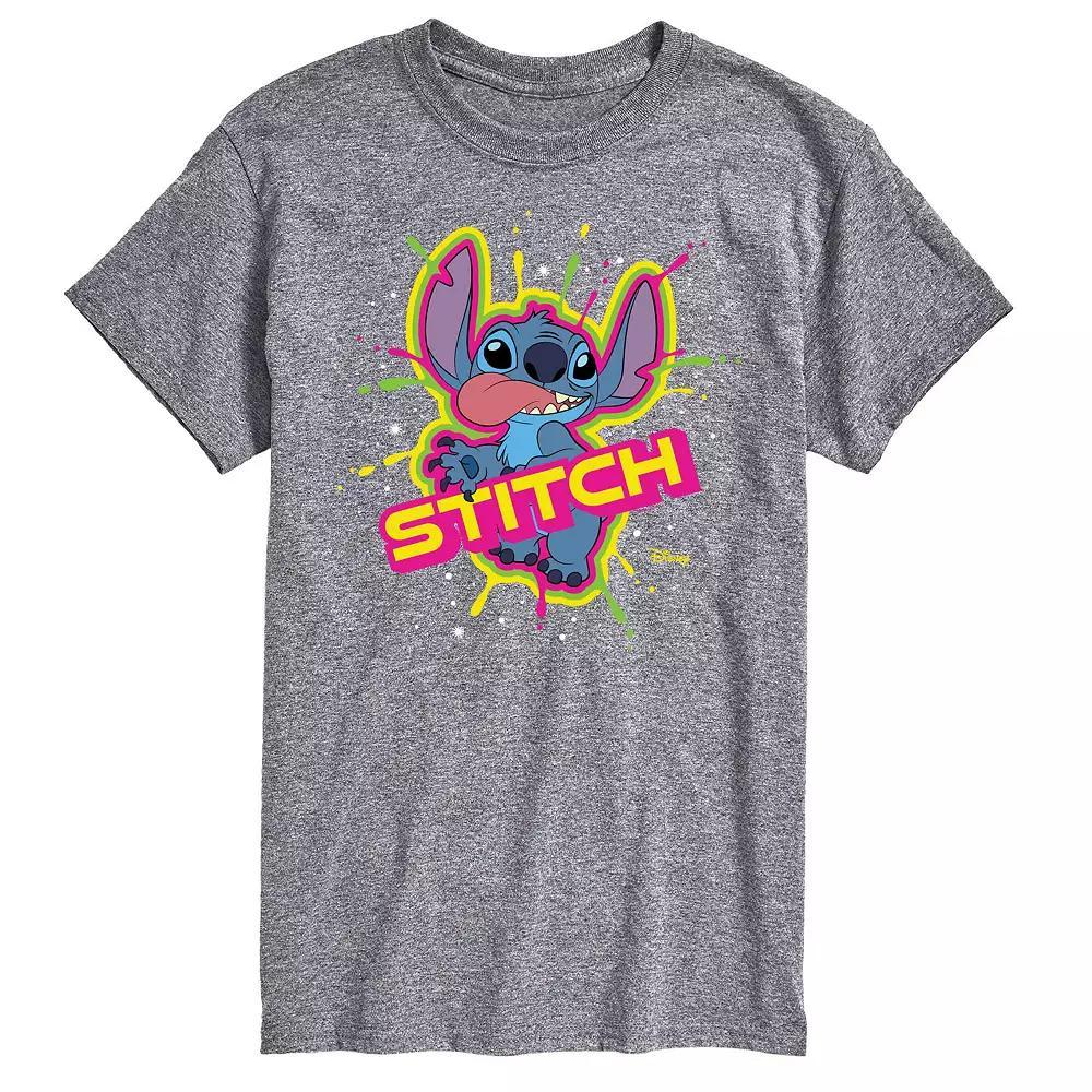 Disney's Lilo & Stitch Big & Tall Splatter Graphic Tee, Men's,  Product Image