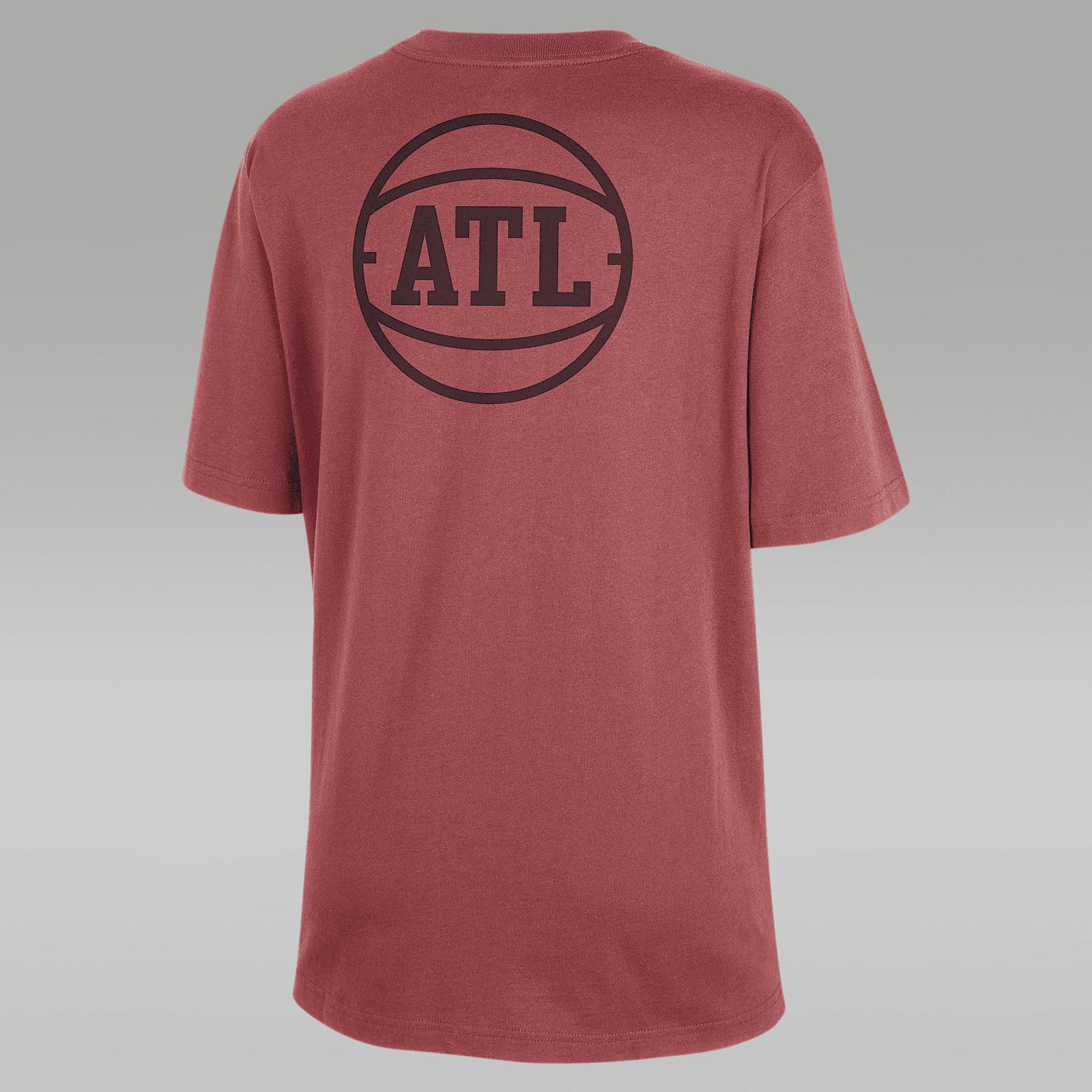 Nike Women's Atlanta Hawks Courtside Statement Edition Jordan NBA T-Shirt Product Image