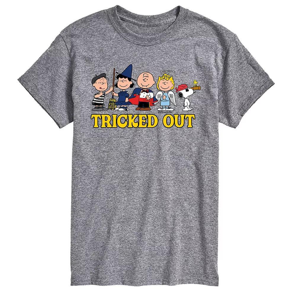 Big & Tall Peanuts Tricked Out Tee, Men's, Size: 4XL Tall, Gray Product Image