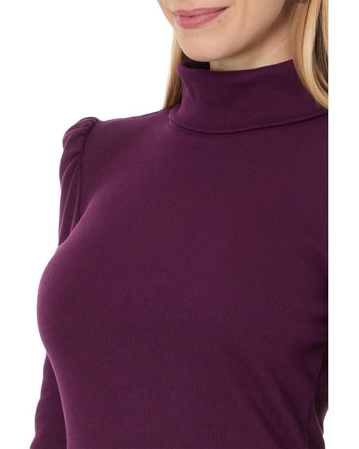 Modal Rib Long Sleeve Turtleneck Product Image