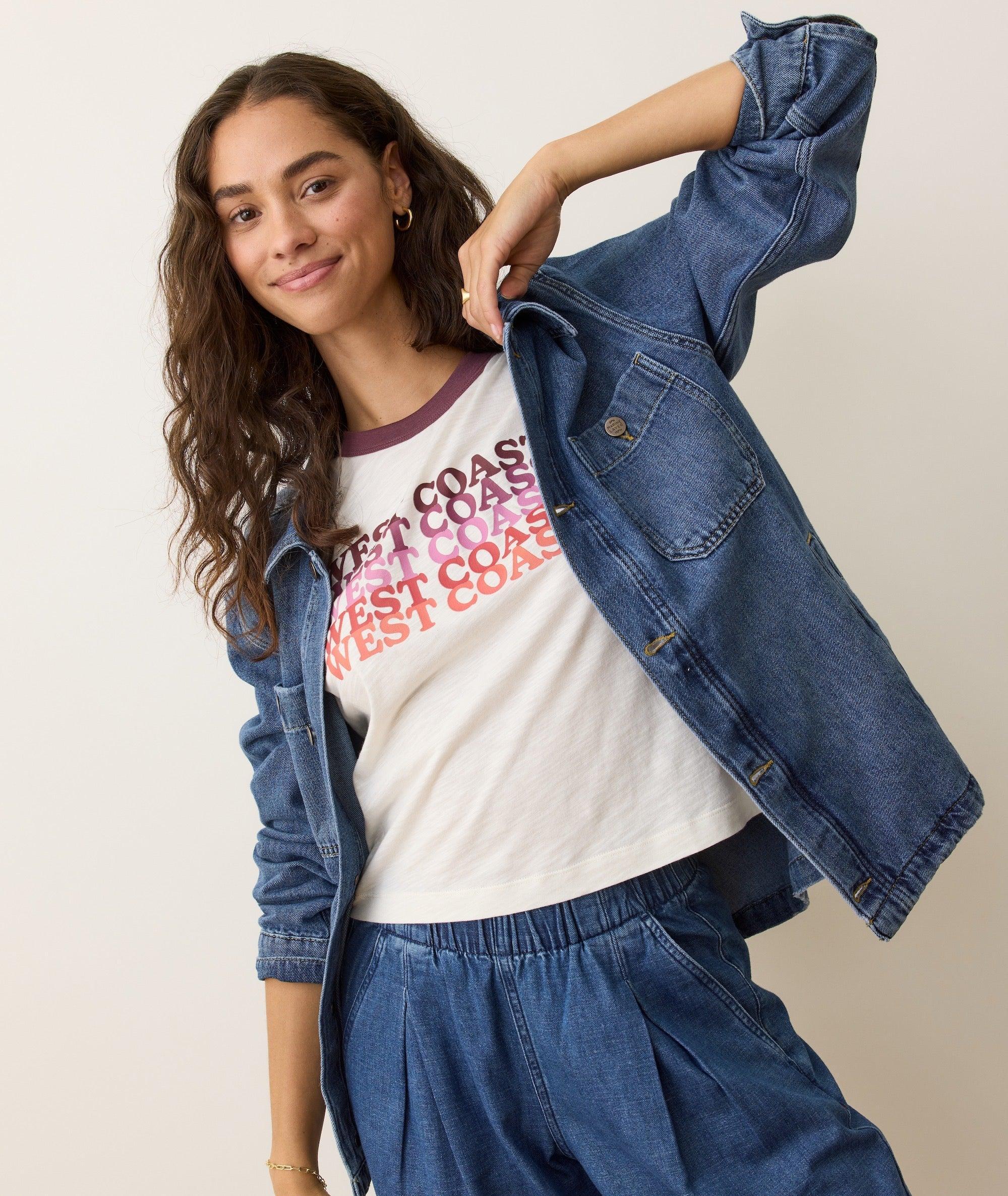 Graphic Cropped Tee Product Image