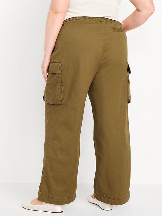 Extra High-Waisted Super Wide-Leg Cargo Pants Product Image