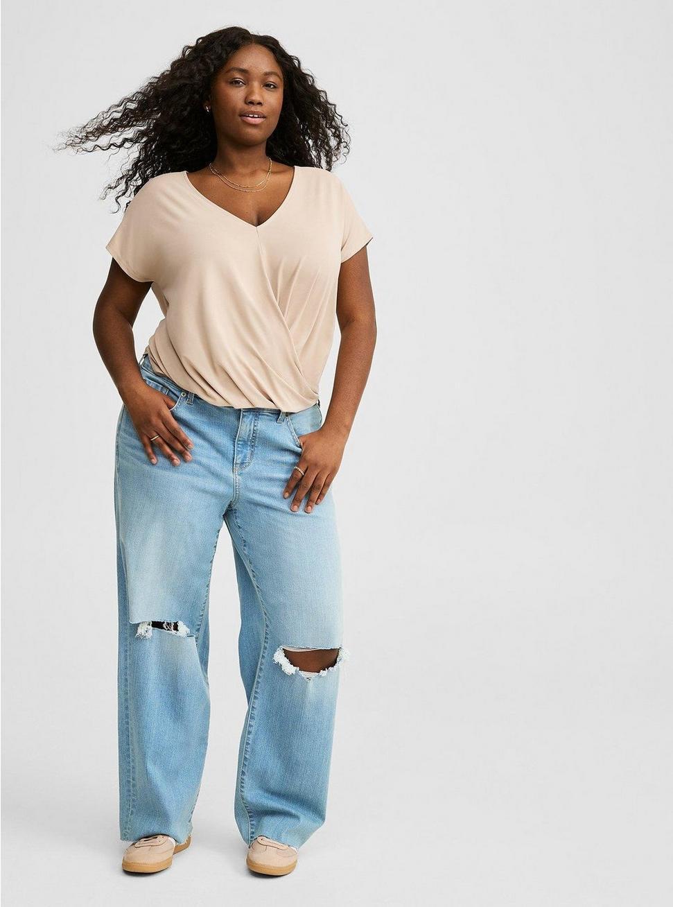 Twisted V-Neck Tee Product Image