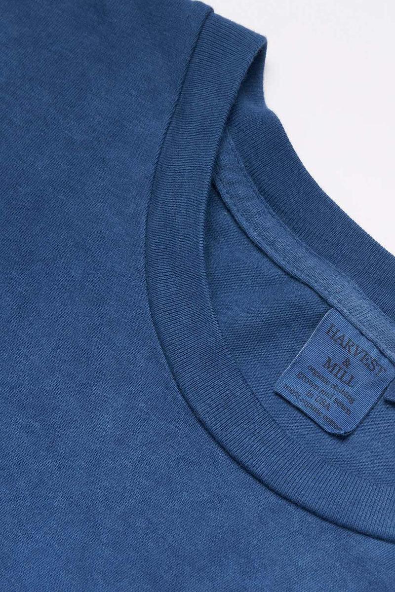 Indigo Dyed Men's Organic Crew Tee Product Image
