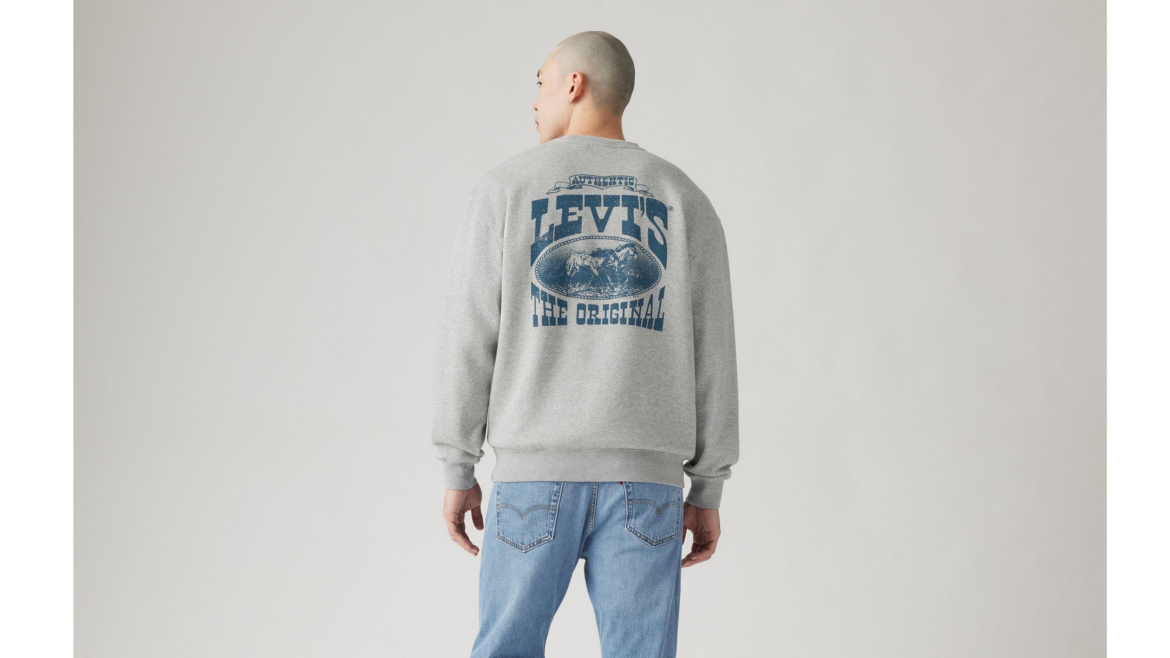 Relaxed Graphic Crewneck Sweatshirt Product Image