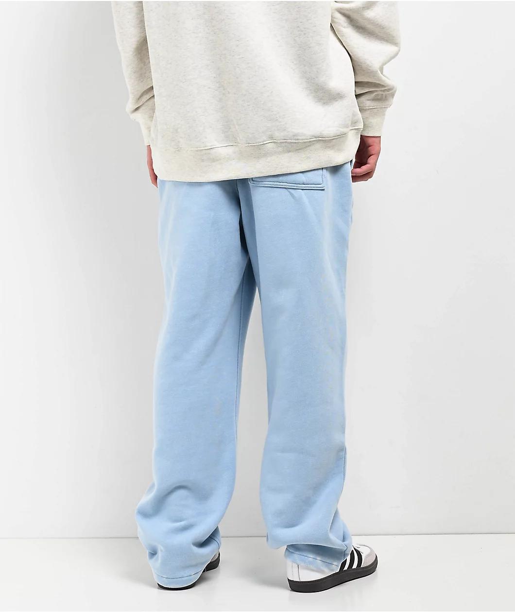 Ninth Hall Fundamentals Light Blue Relaxed Sweatpants Product Image