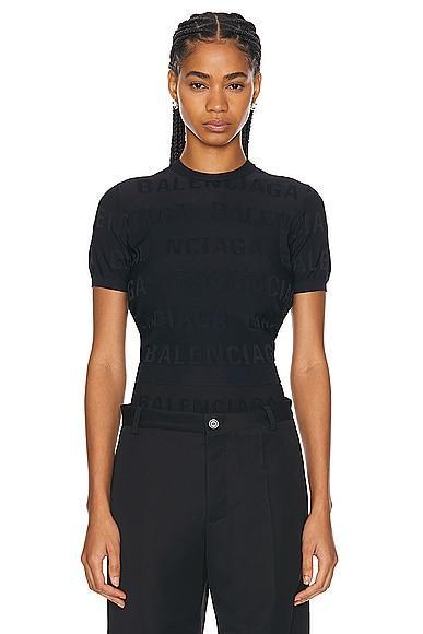 Short Sleeve Crewneck Sweater Product Image