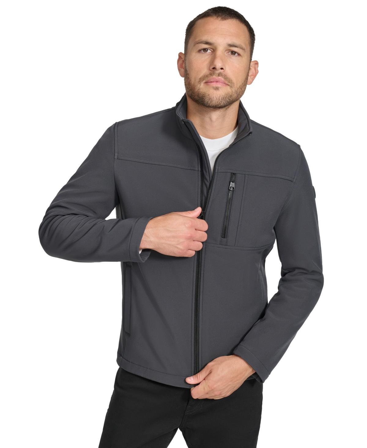 Calvin Klein Calvin Klein Men's Water Resistant Soft Shell Open Bottom Jacket (Standard and Big Tall) Men's Jacket Product Image