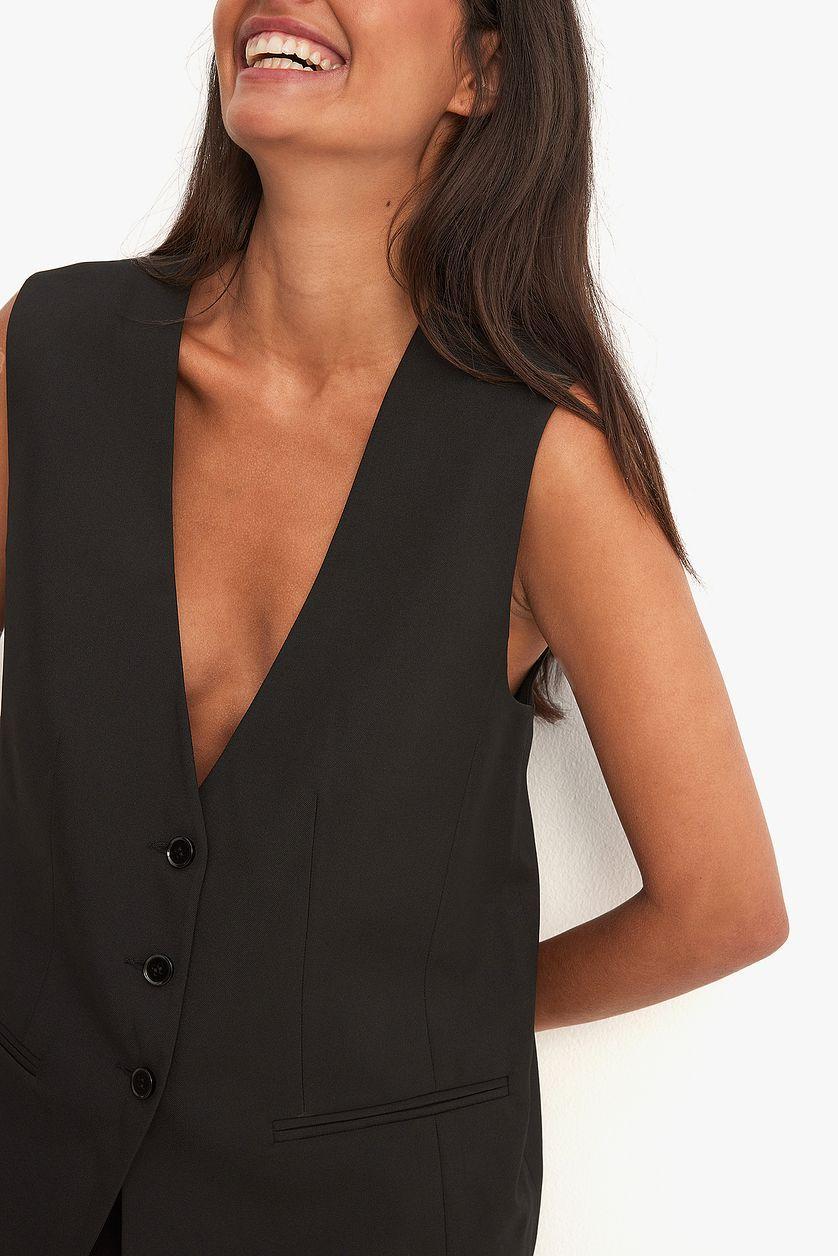 Tailored Oversized Vest Product Image