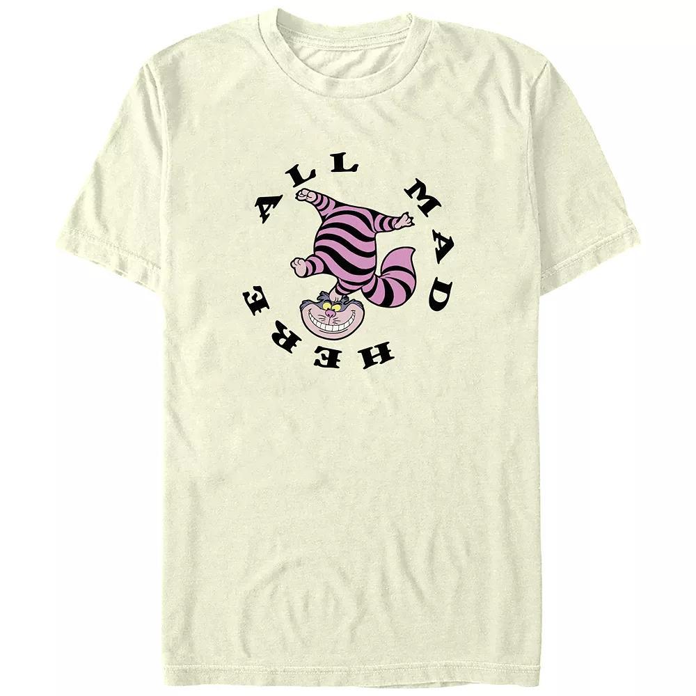 Disney's Alice In Wonderland All Mad Here Juniors' Boyfriend Graphic Tee, Women's, Size: Medium, Natural Product Image