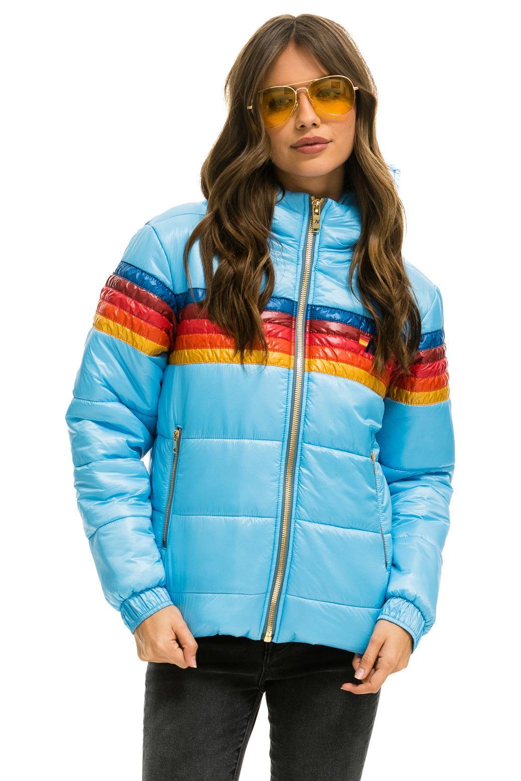 5 STRIPE TREKKER JACKET - GLOSSY SKY Female Product Image
