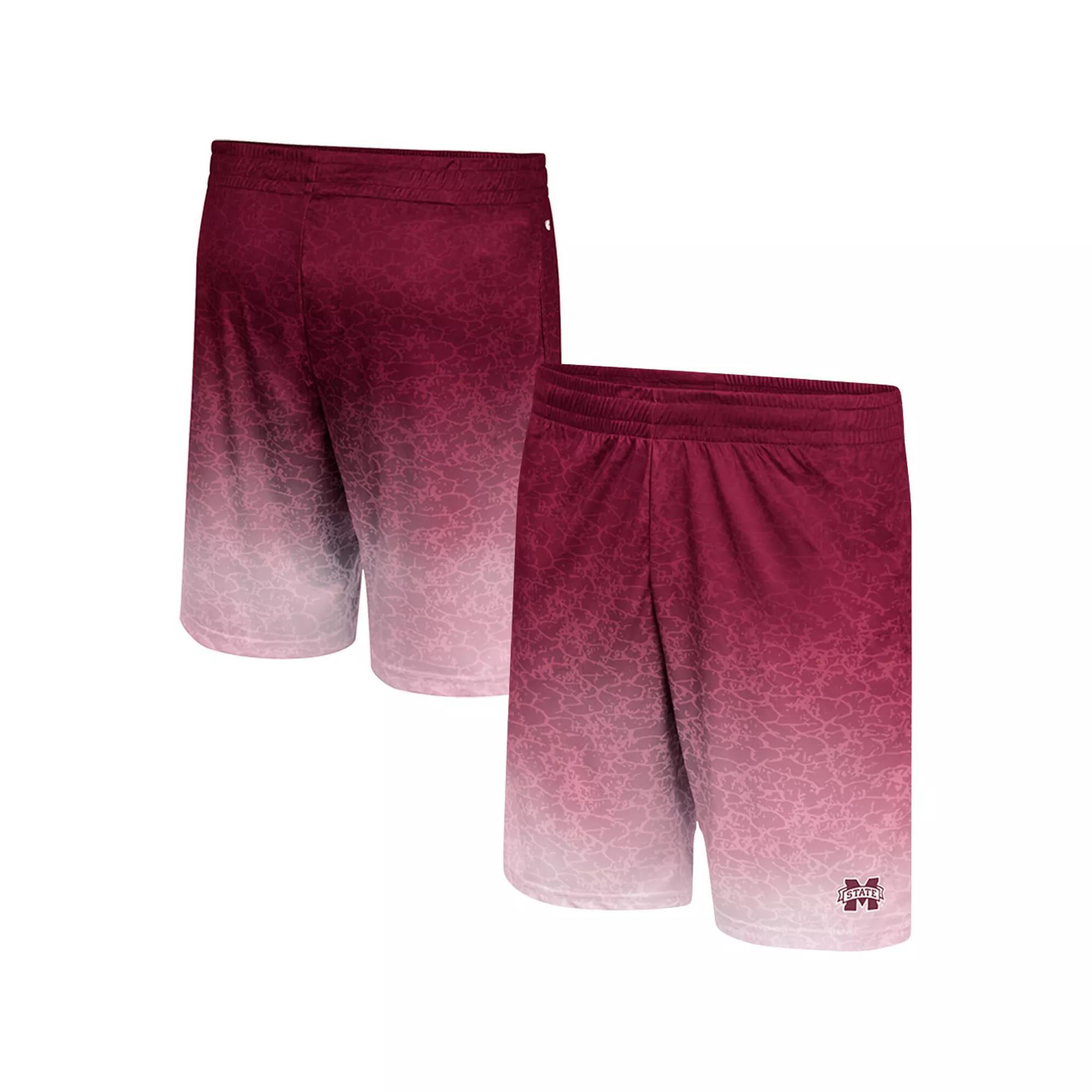 Men's Colosseum Maroon Mississippi State Bulldogs Walter Shorts, Size: Small, Mst Red Product Image