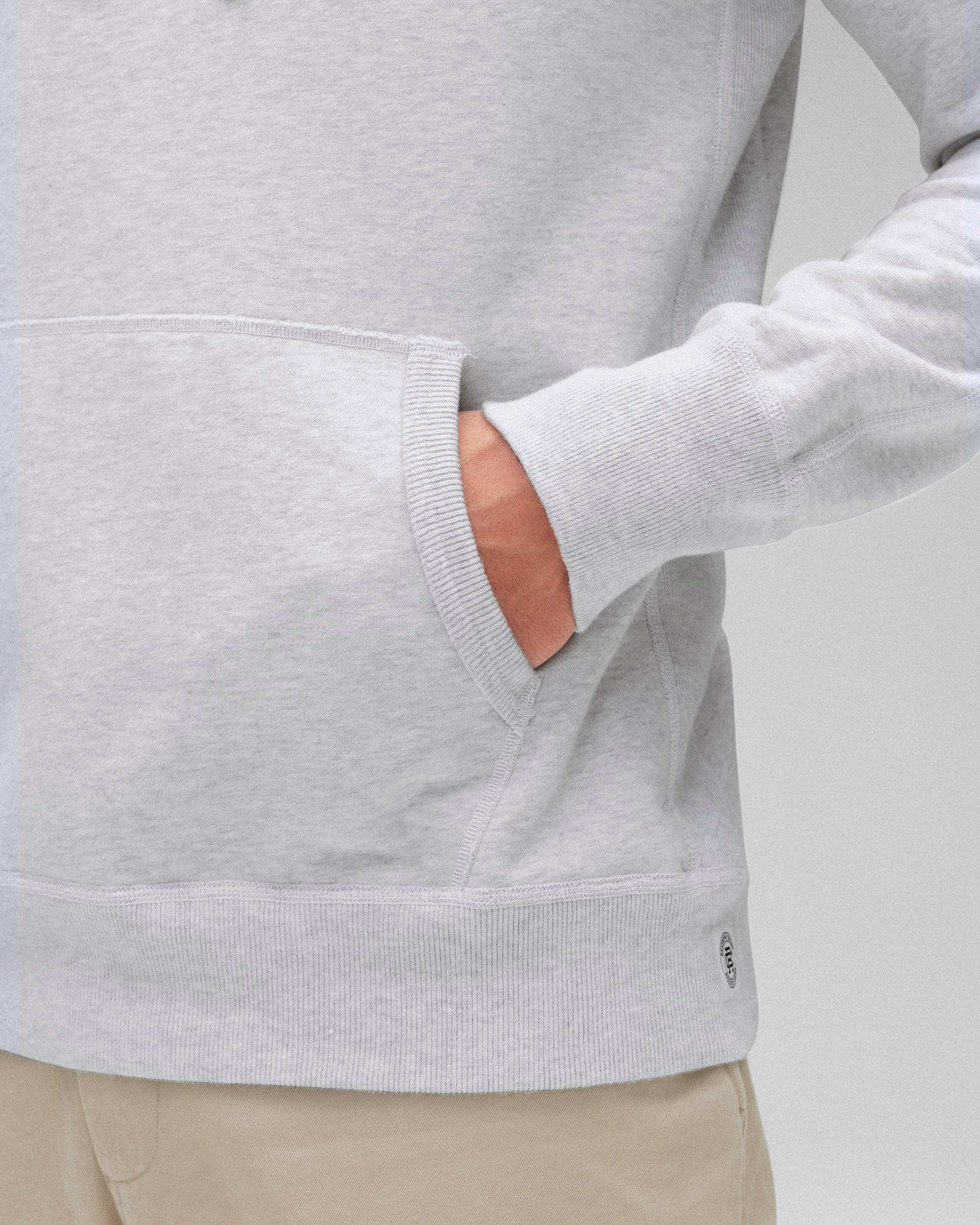 Midweight Terry Slim Hoodie Male Product Image