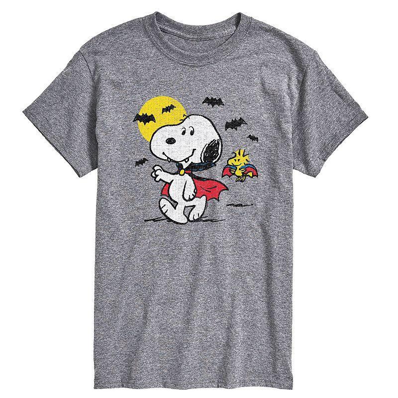 Men's Peanuts Vampire Snoopy Tee, Size: XXL, Gray Product Image