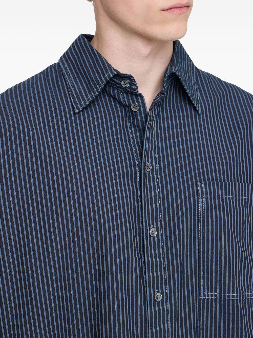 striped cotton shirt Product Image
