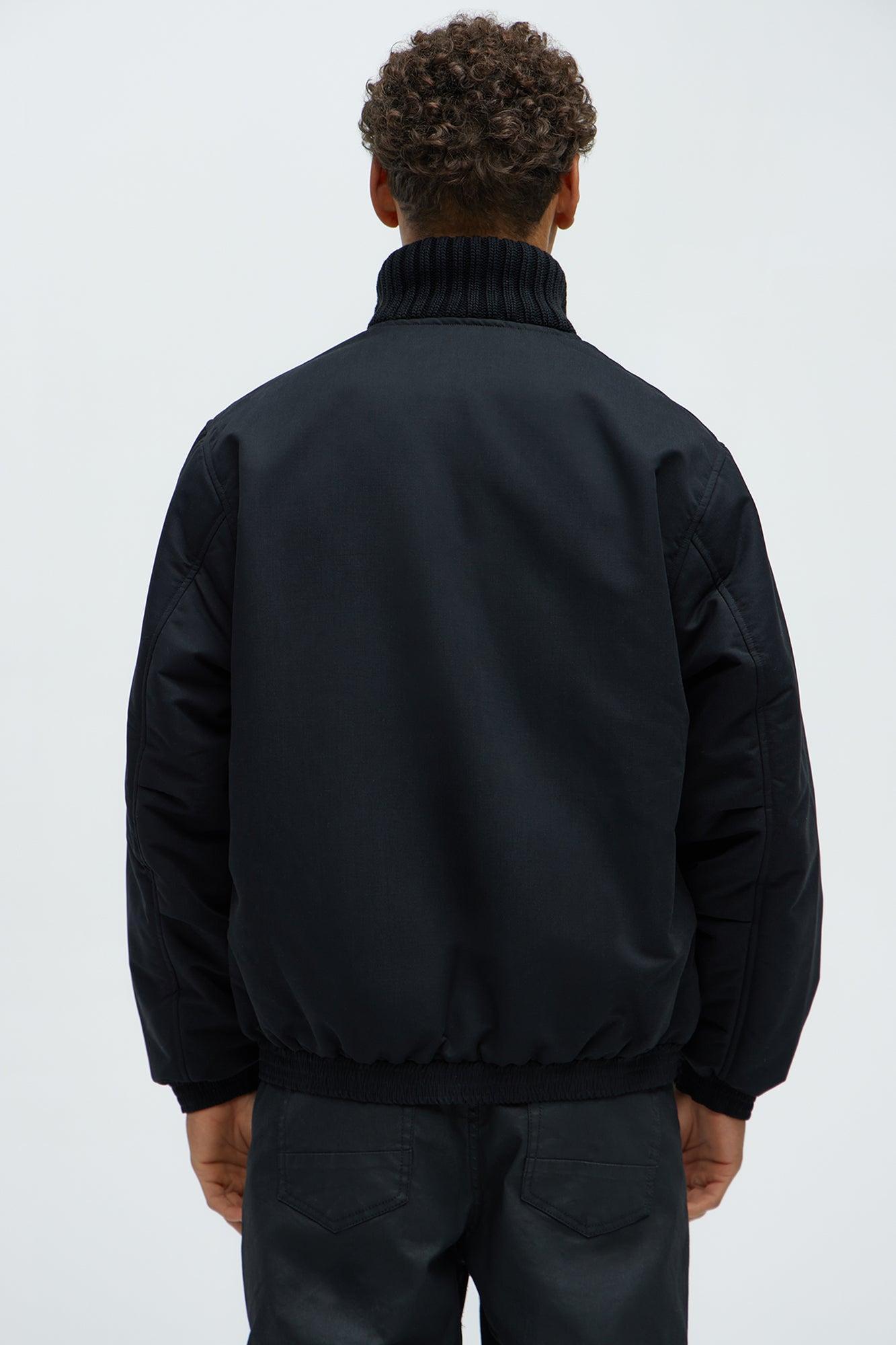 Back To U Bomber Jacket - Black Product Image