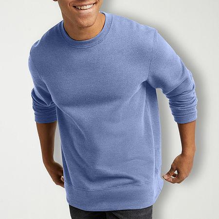 Hanes Originals Mens Fleece Sweatshirt Navy Heather M Product Image