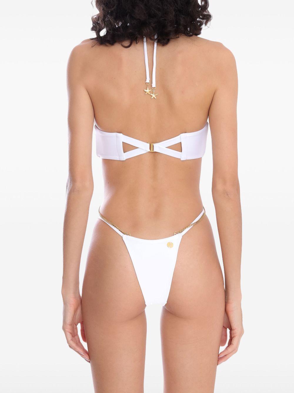 chain link-detail swimsuit Product Image