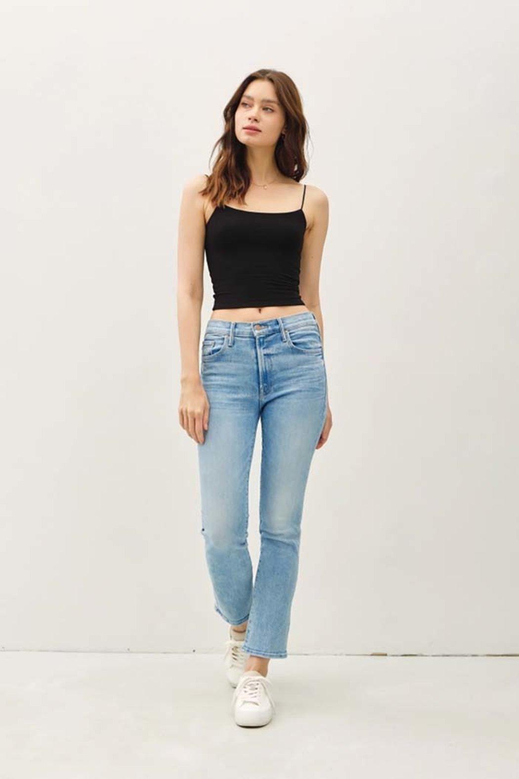 Cropped Spaghetti Tank Product Image