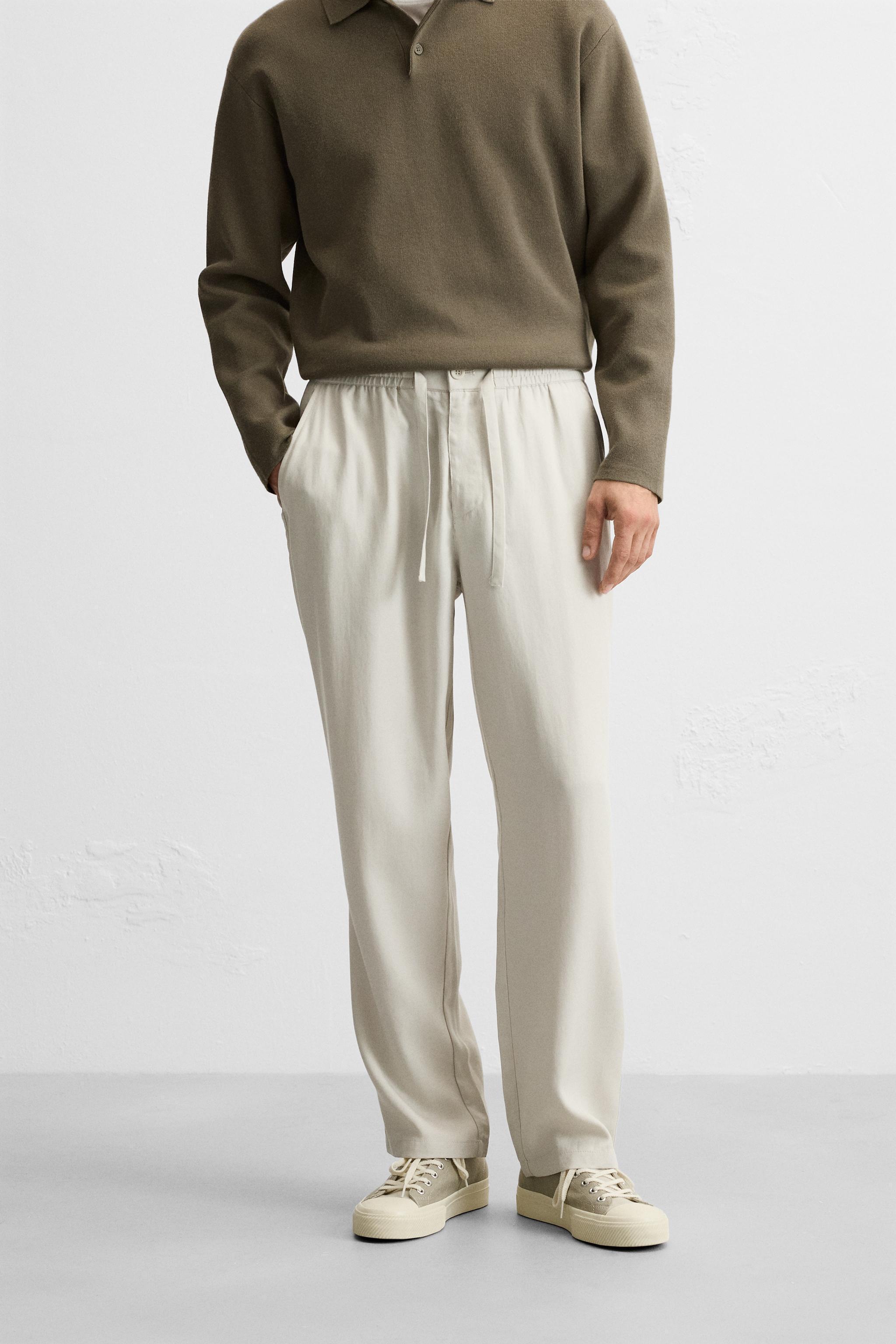 LYOCELL JOGGER WAIST PANTS Product Image