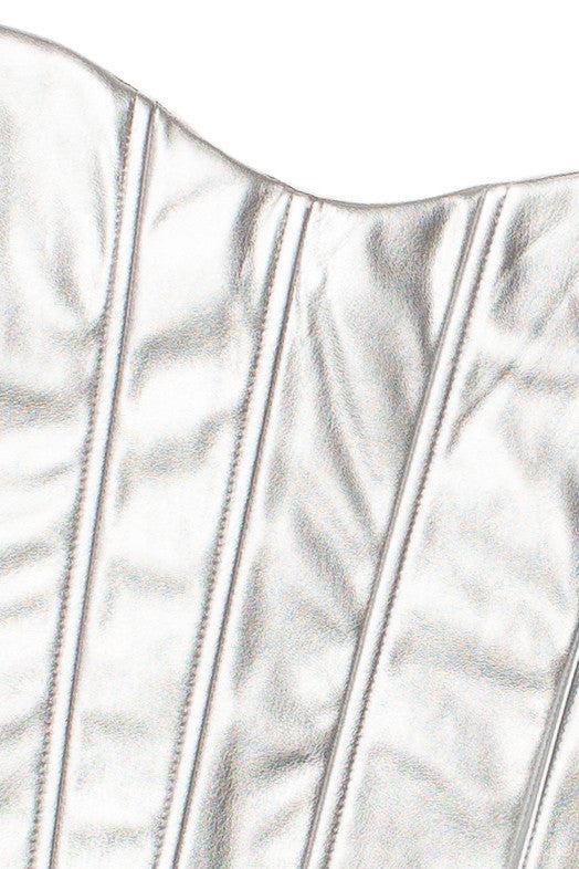 Strapless Metallic Bodice Product Image