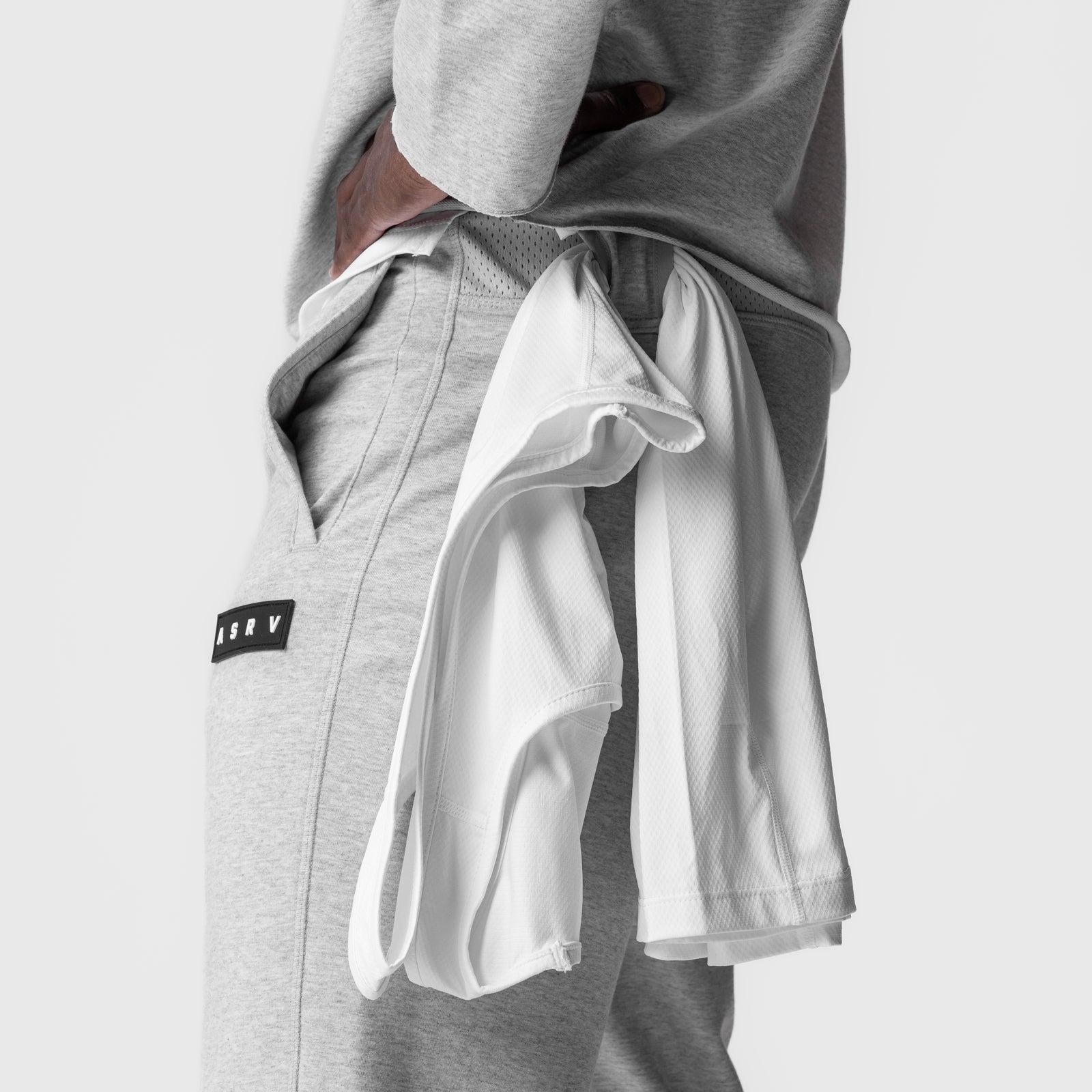 0956. Micro-Terry Jogger - Heather Grey Product Image