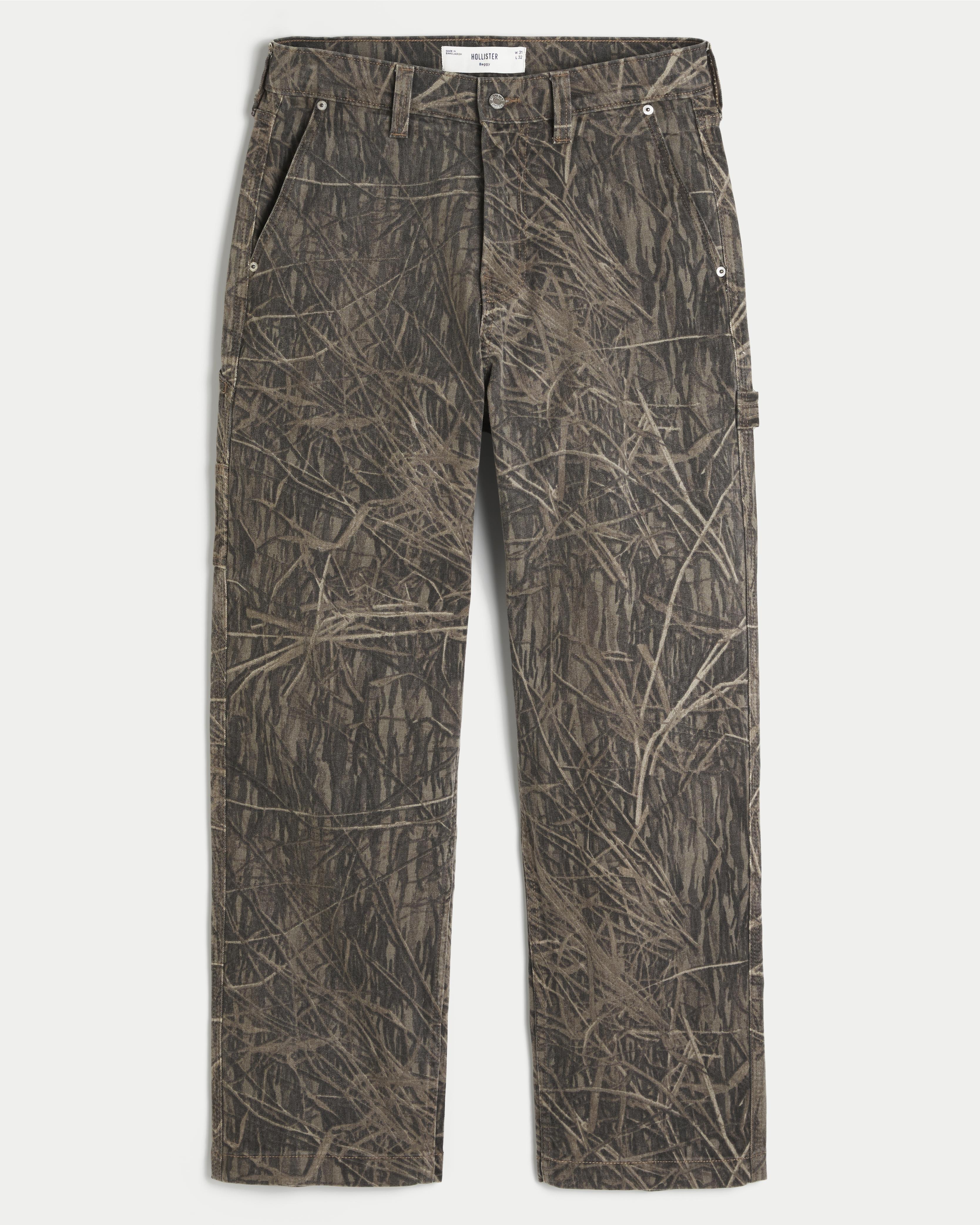 Camo Baggy Painter Jeans Product Image