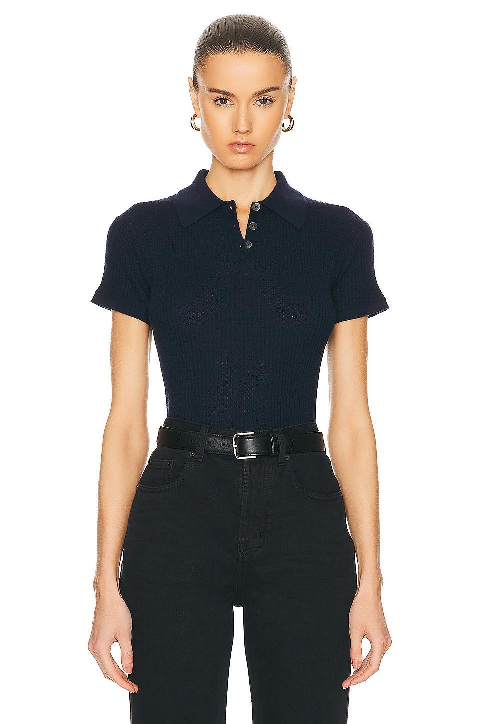 Guest In Residence Shrunken Polo Top Product Image