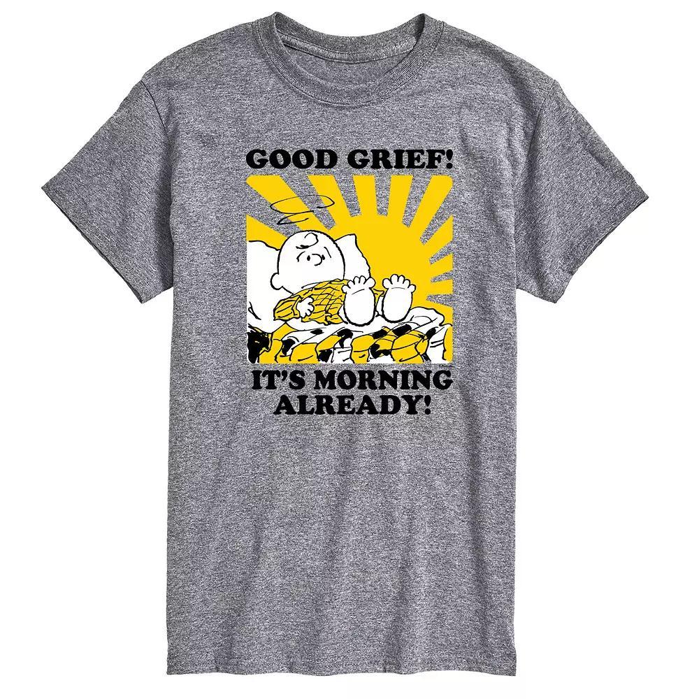 Men's Peanuts Its Morning Already Graphic Tee,  Product Image