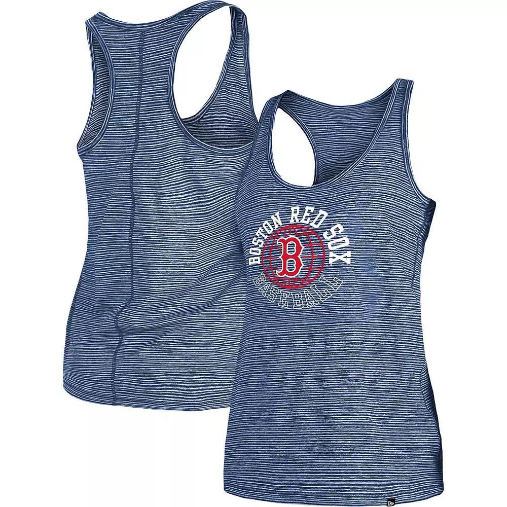 Women's New Era Navy Boston Red Sox Active Racerback Tank Top, Size: Small, Blue Product Image