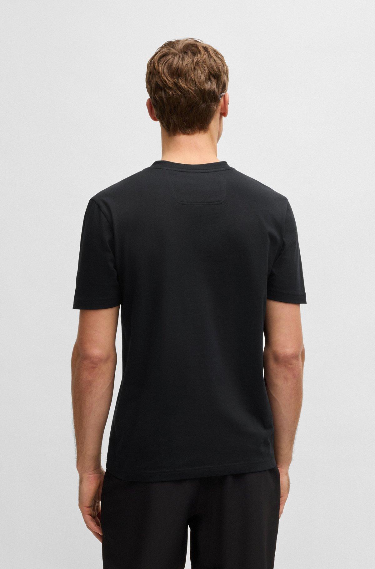 Cotton-jersey T-shirt with logo print Product Image
