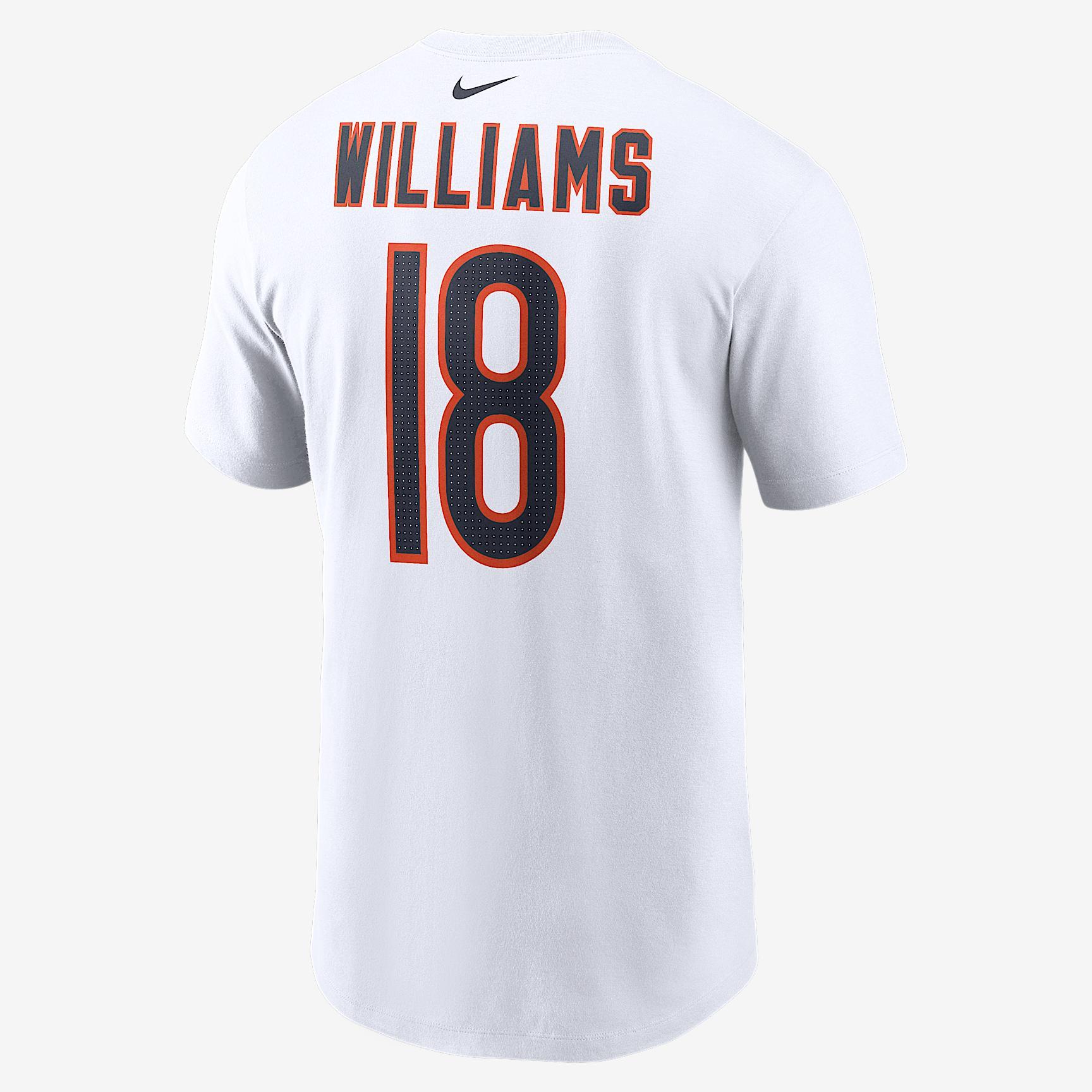 Caleb Williams Chicago Bears Nike Mens NFL T-Shirt | N19989M7QF-XD0 Product Image