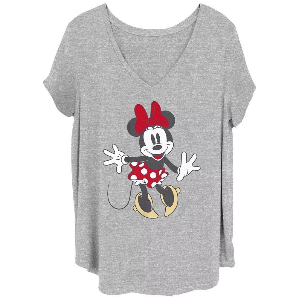 Disney's Minnie Mouse Dots Pose Juniors' Plus Graphic Tee, Women's,  Product Image