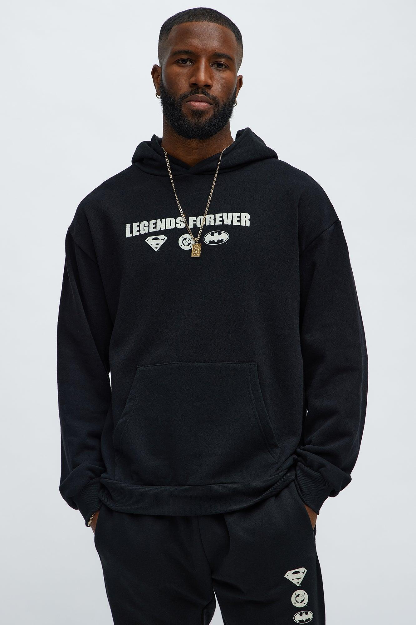 Batman Superman World's Finest Hoodie - Black Male Product Image