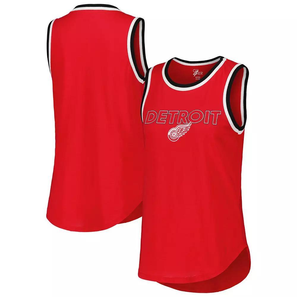 Women's G-III 4Her by Carl Banks Red Detroit Red Wings Strategy Tank Top, Size: XL Product Image