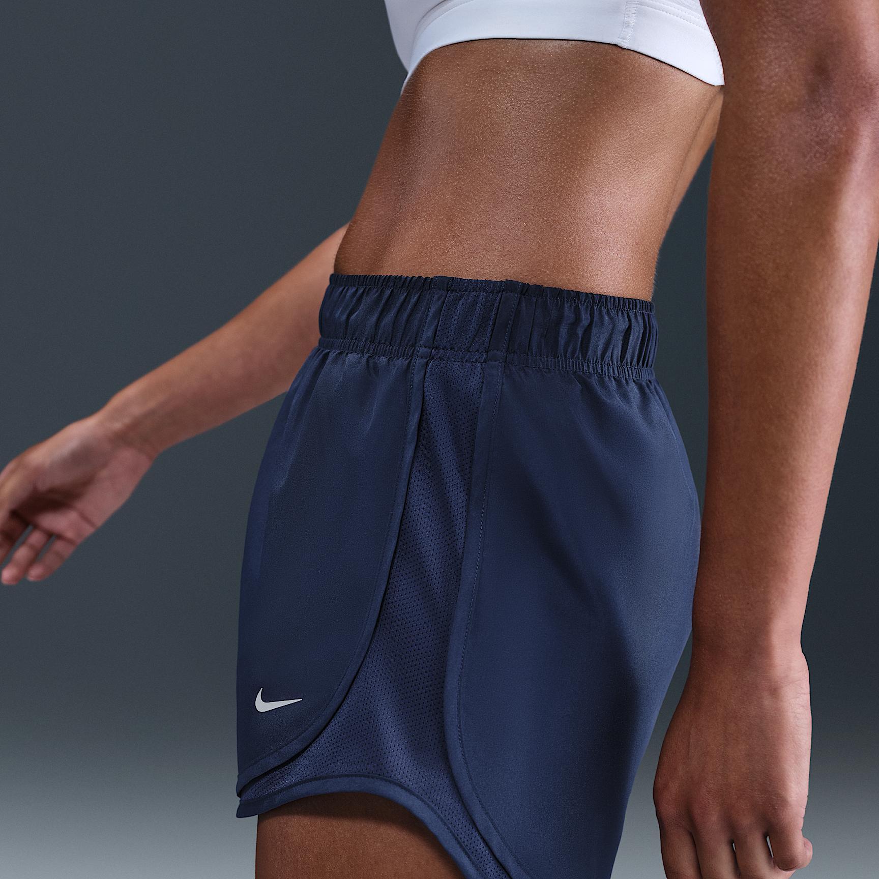 Nike Womens Tempo Dri-FIT Mid-Rise Brief-Lined Running Shorts | HM6096-411 Product Image