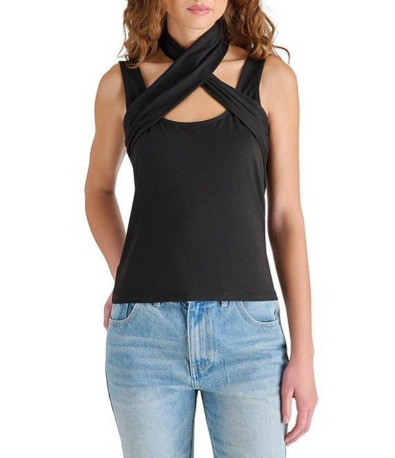 Steve Madden Percy Halter Neck Sleeveless Top Product Image