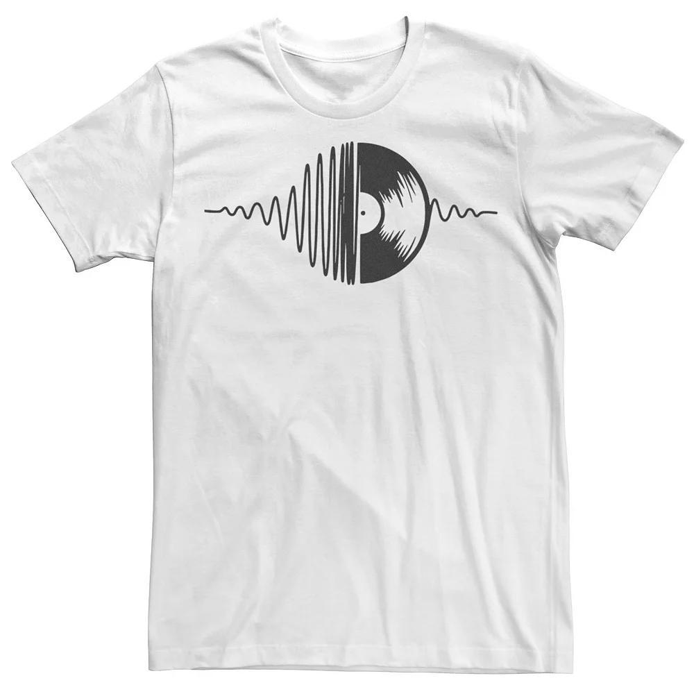 Men's Music Vinyl Record Soundwave Graphic Tee,  Product Image