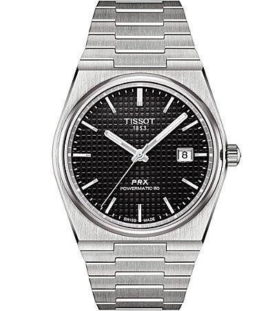 Tissot Mens Prx Quartz Analog Gold Stainless Steel Bracelet Watch Product Image