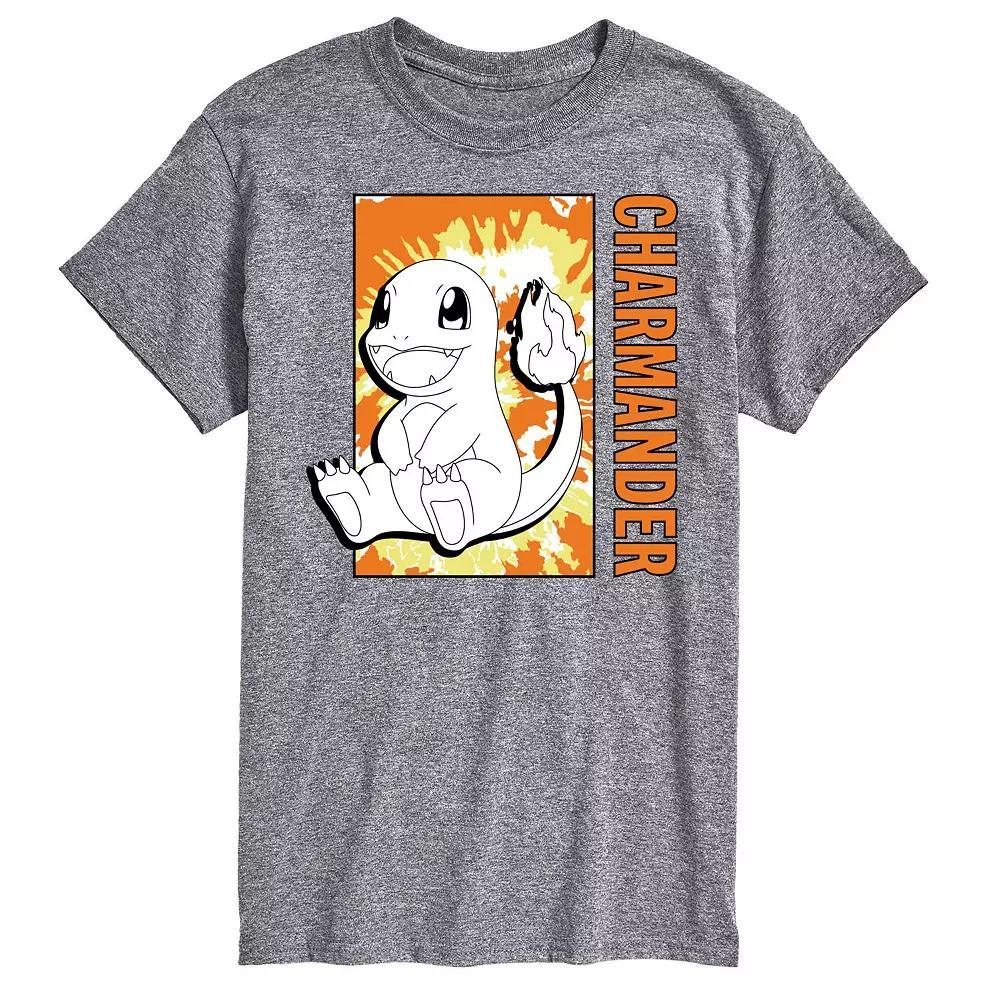Men's Pokemon Tie Dye Charmander Tee,  Product Image