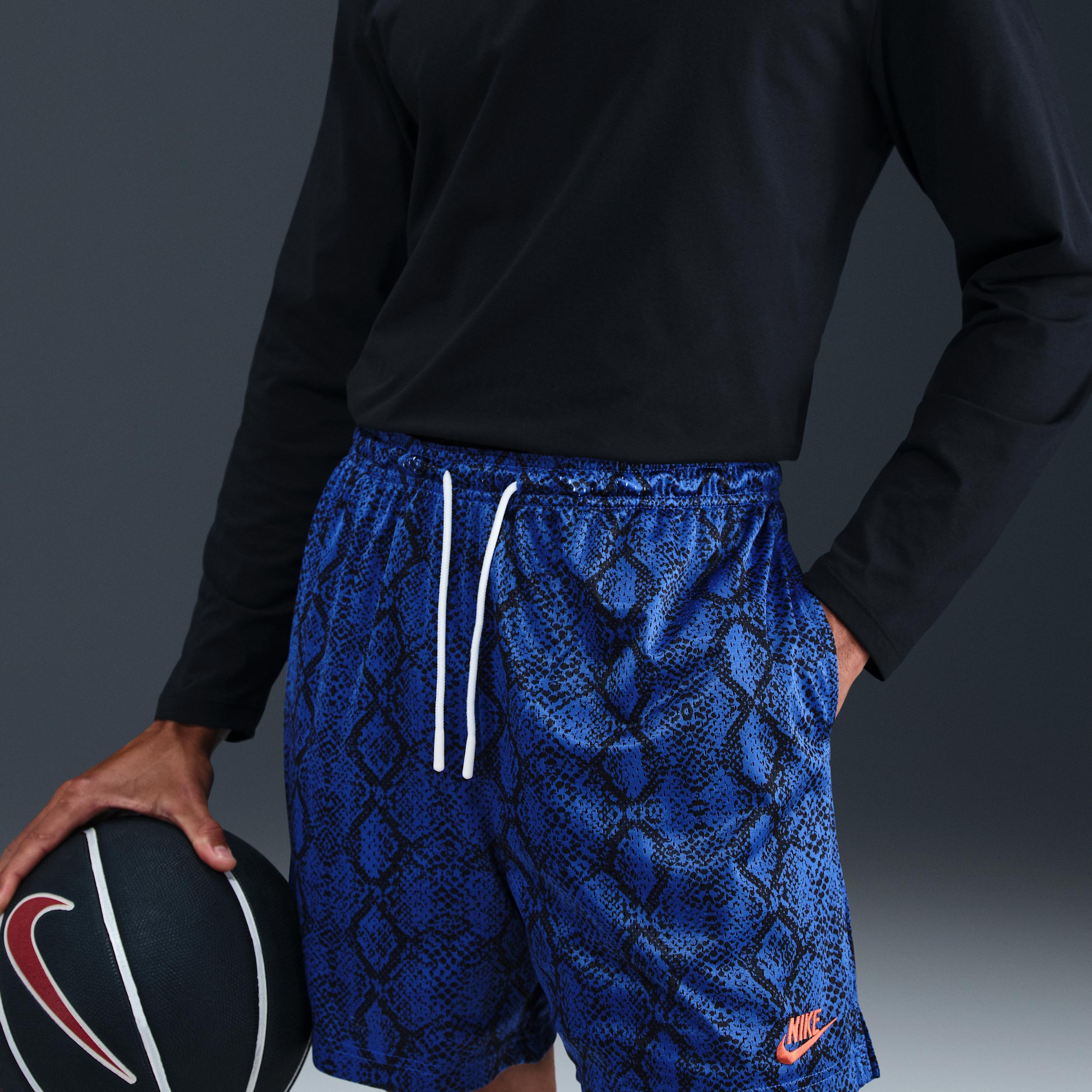 Mens Nike Basketball Snakeskin Graphic 5 Mesh Shorts Product Image
