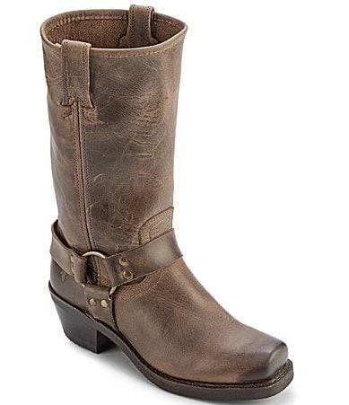 Frye Harness 12R Leather Moto Boots Product Image