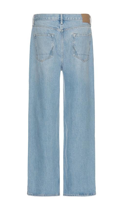 ALLSAINTS Lenny Loose Fit Wide Leg Denim Jeans In Indigo Blue Product Image