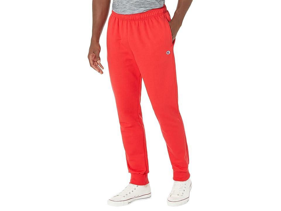 Mens Champion Powerblend Joggers, C Logo, 31 Scarlet M Product Image