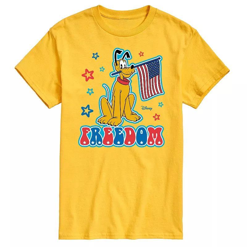 Disneys Pluto Mens Freedom Graphic Tee Product Image